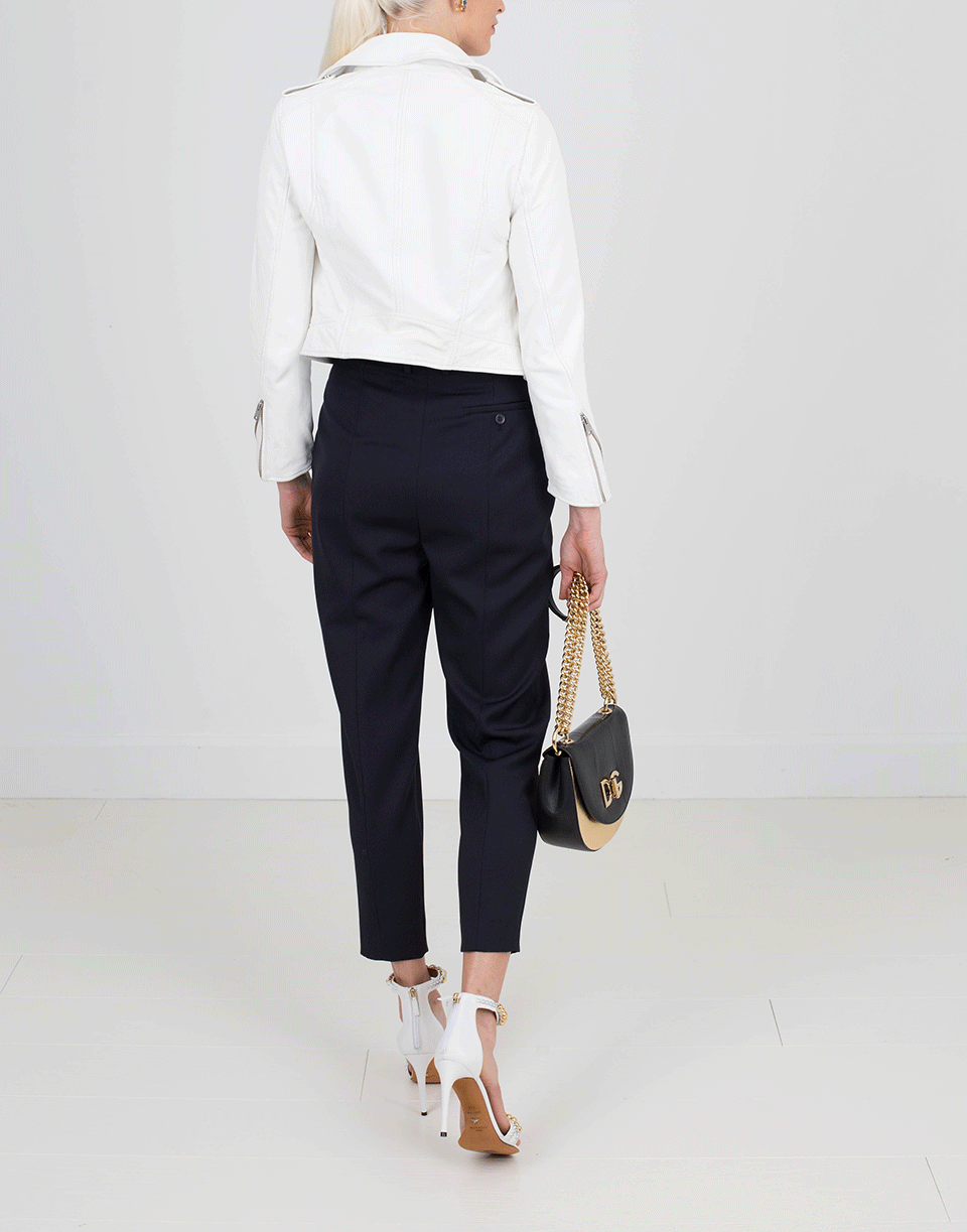 ALEXANDER MCQUEEN-Pleated Pant-NAVY