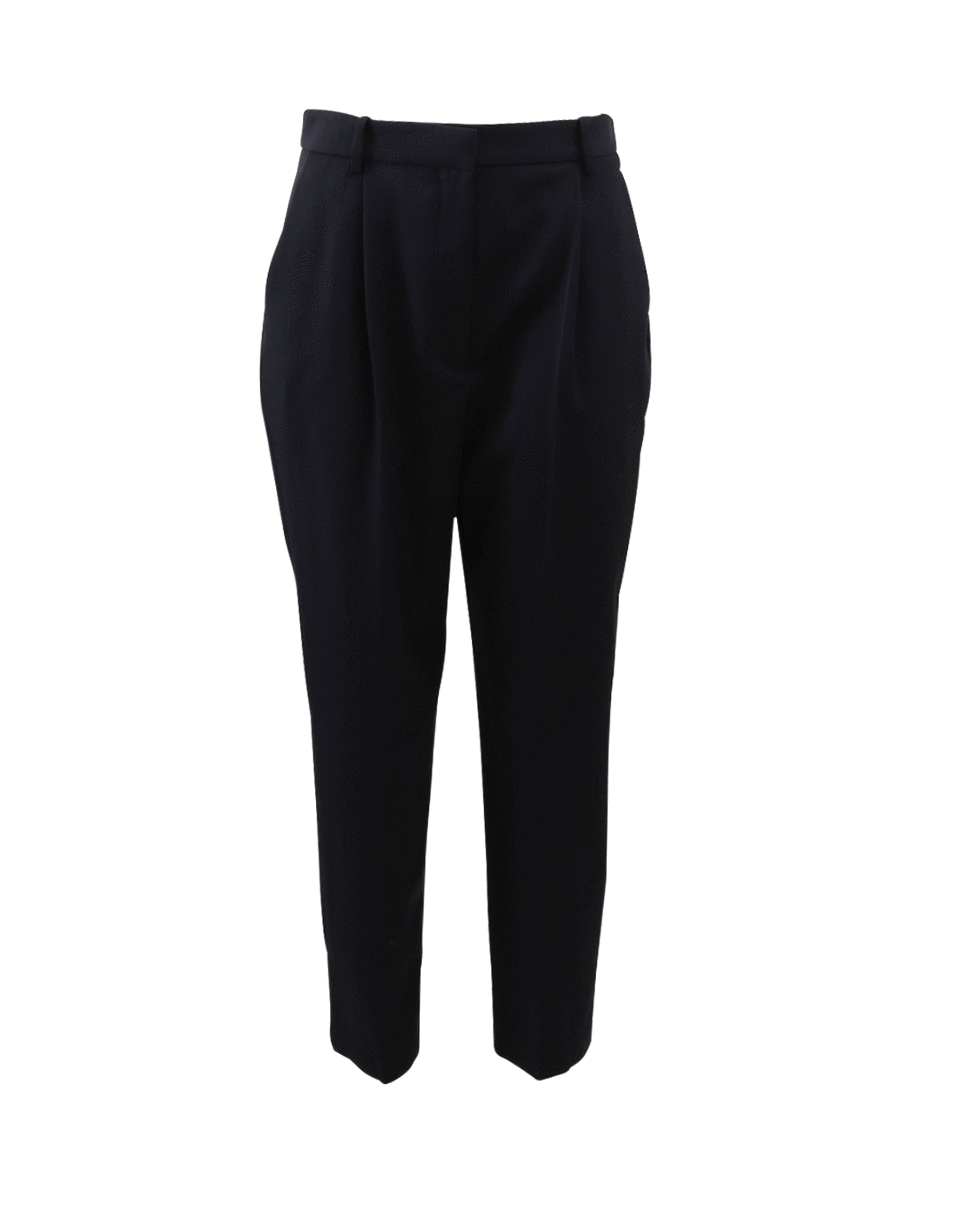 ALEXANDER MCQUEEN-Pleated Pant-NAVY