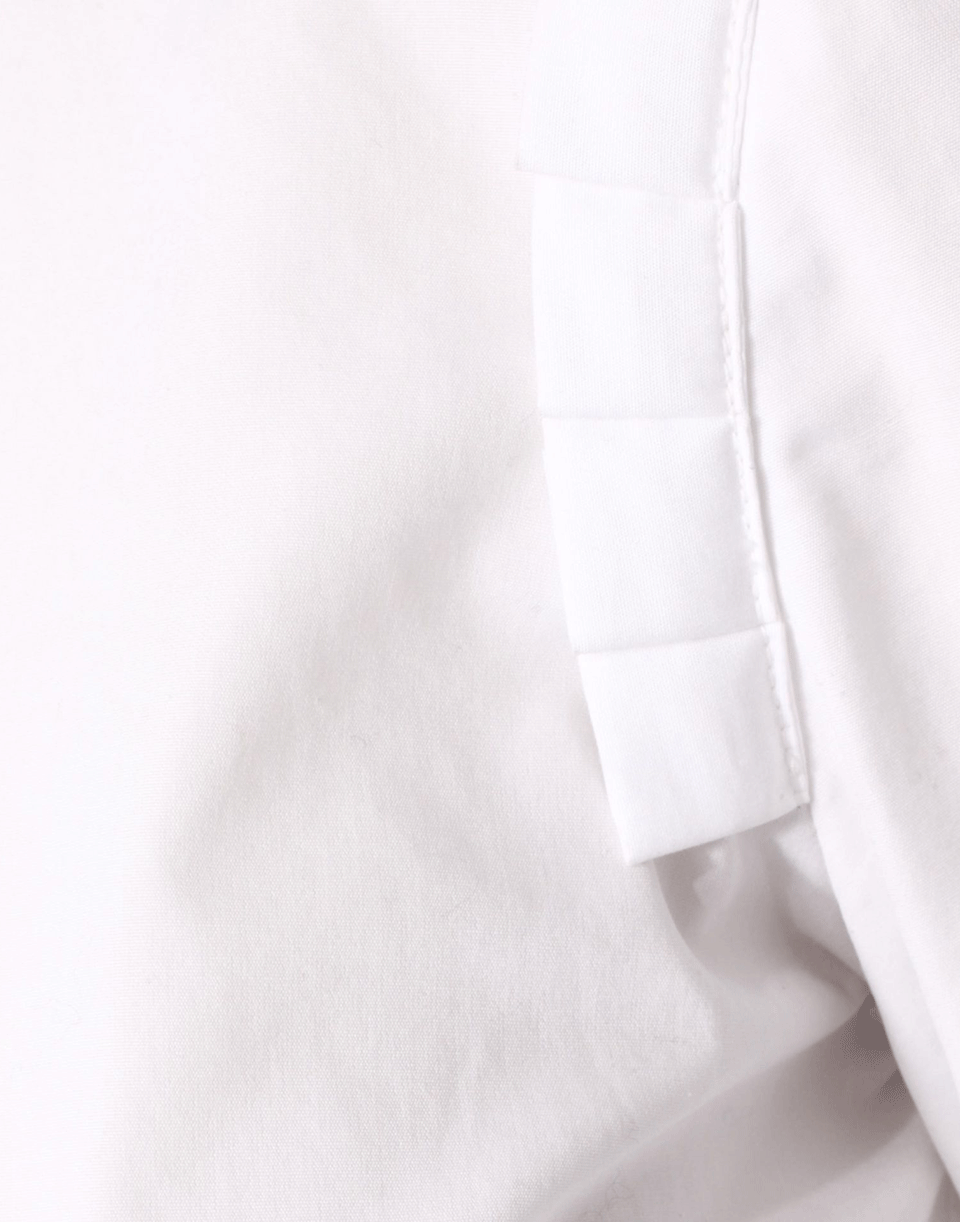 ALEXANDER MCQUEEN-Box Pleat Poplin Blouse-