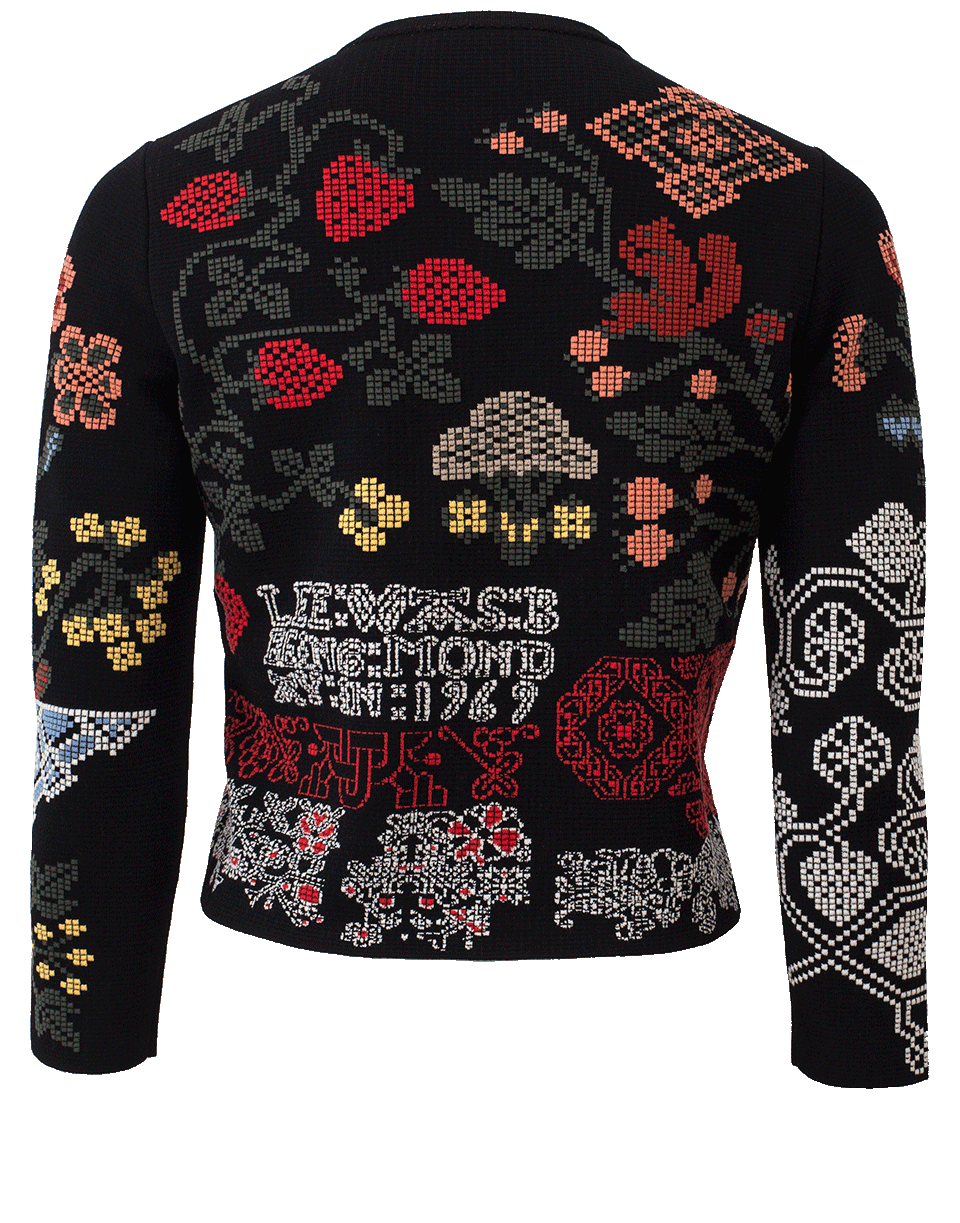 ALEXANDER MCQUEEN-Printed Cardigan-