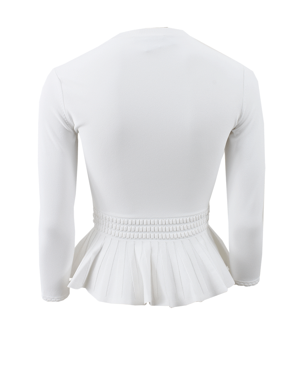 ALEXANDER MCQUEEN-Peplum Cardigan-