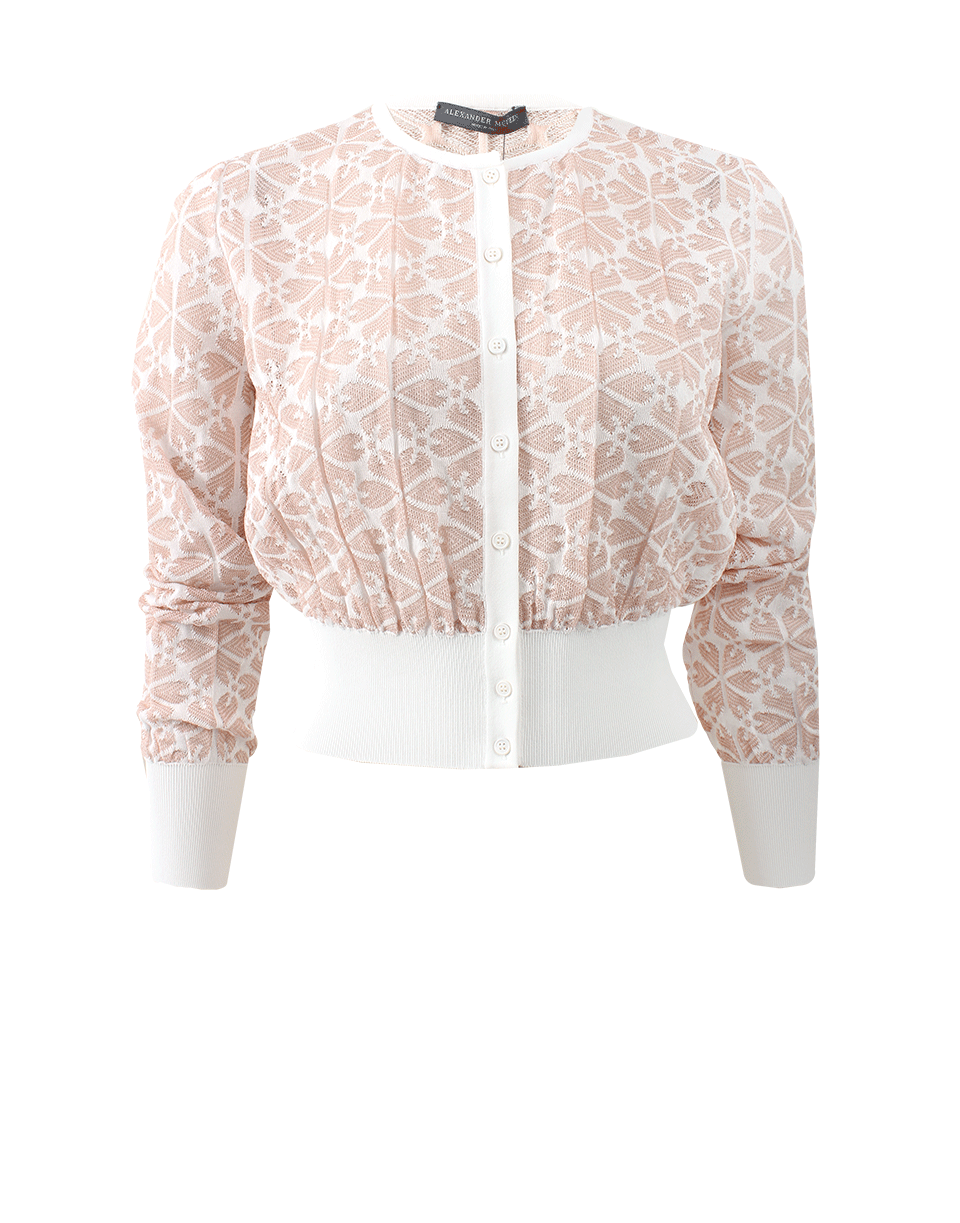 ALEXANDER MCQUEEN-Cropped Cardigan-