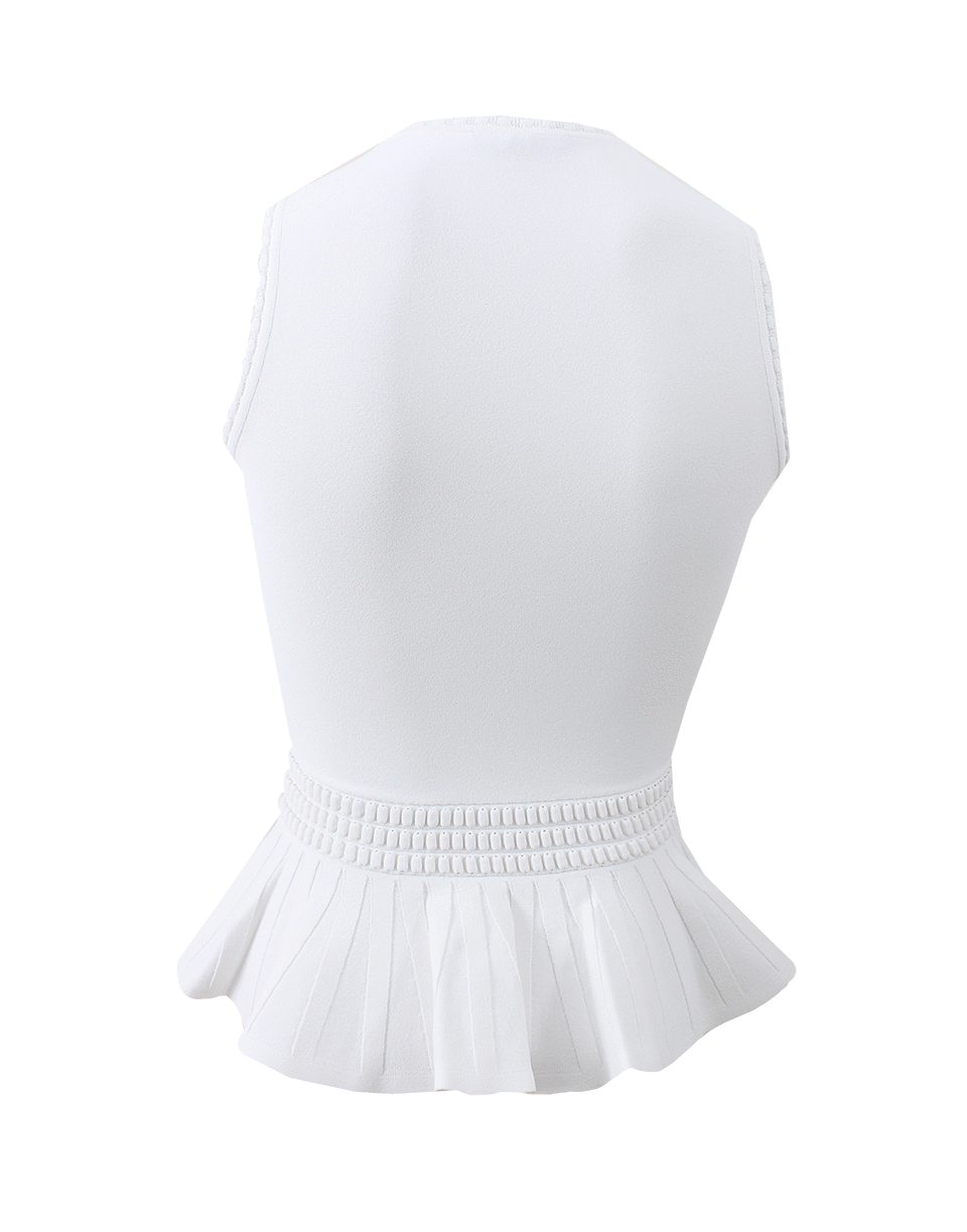 ALEXANDER MCQUEEN-Peplum Top-