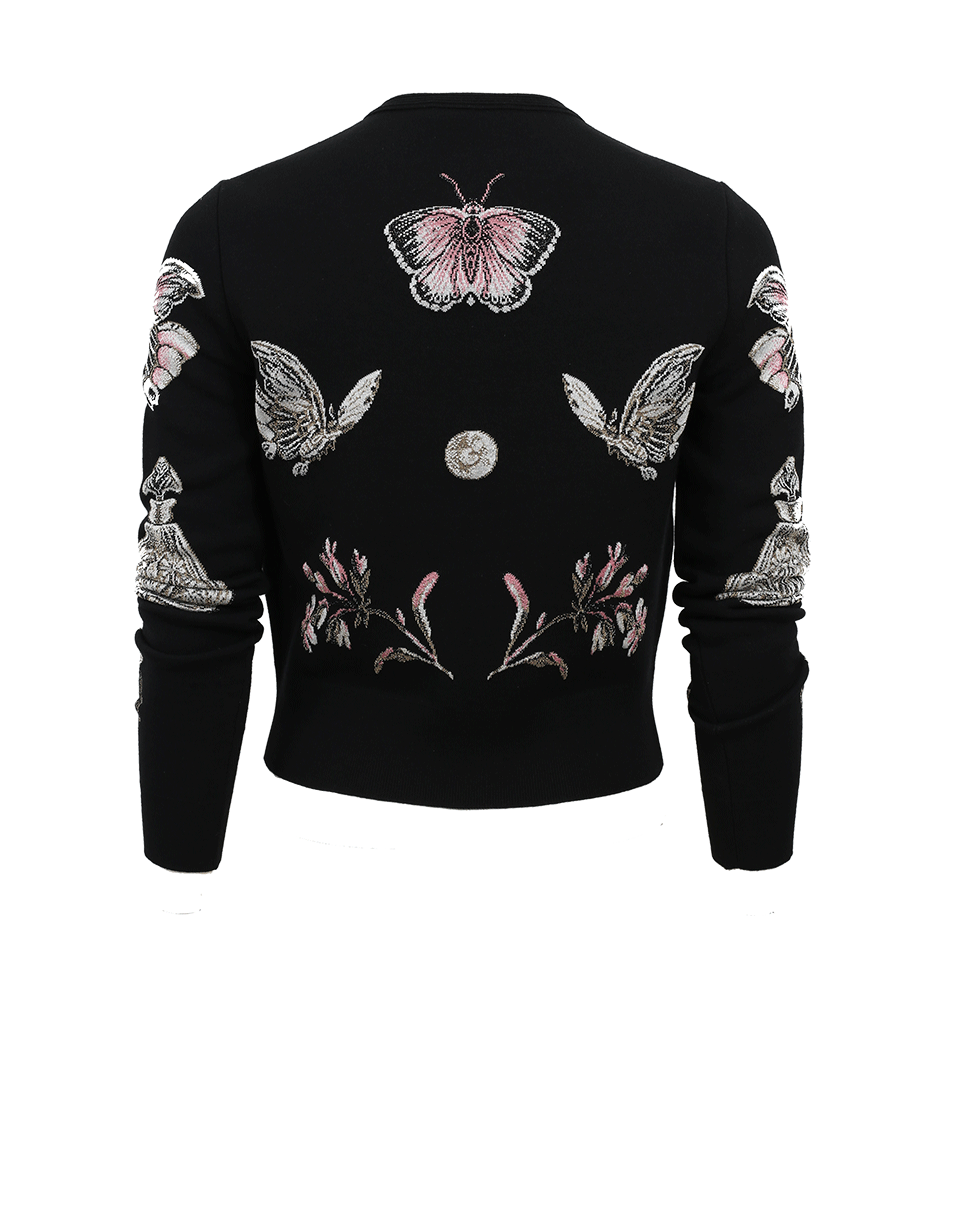 ALEXANDER MCQUEEN-Butterfly Crop Cardigan-