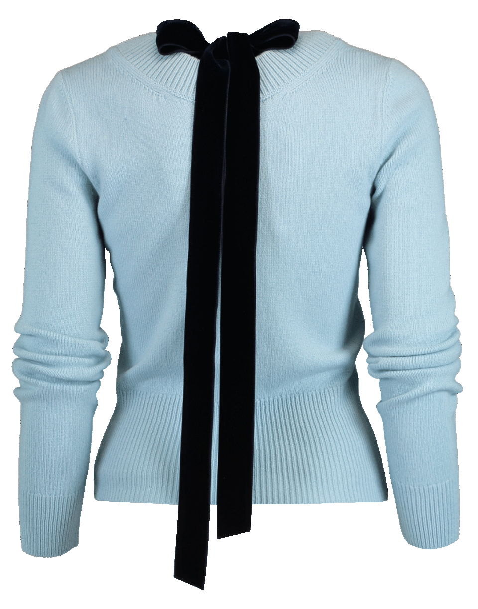ALEXANDER MCQUEEN-Bow Cashmere Sweater-