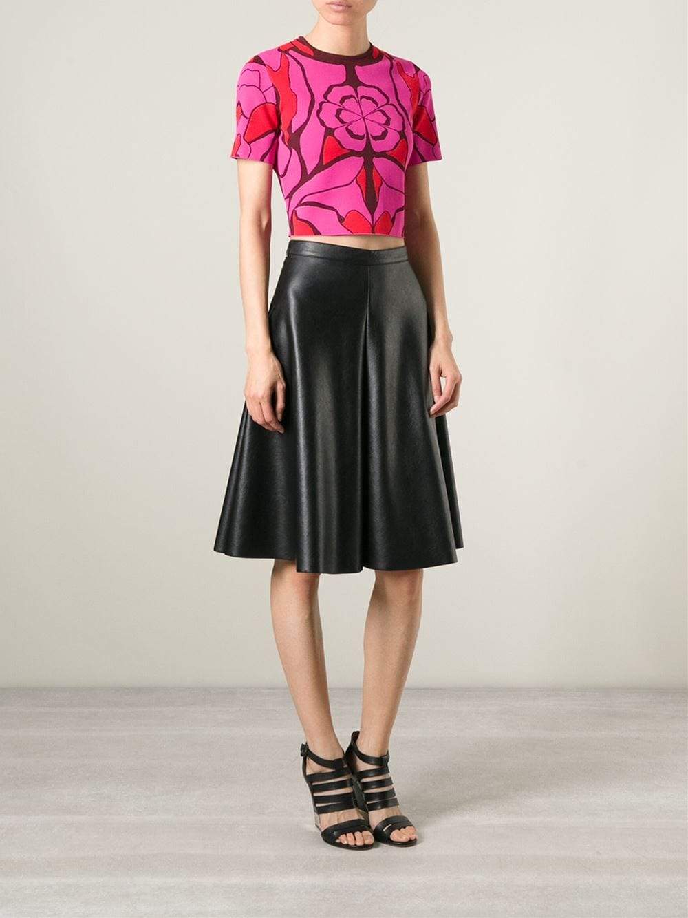 ALEXANDER MCQUEEN-Cropped Top-