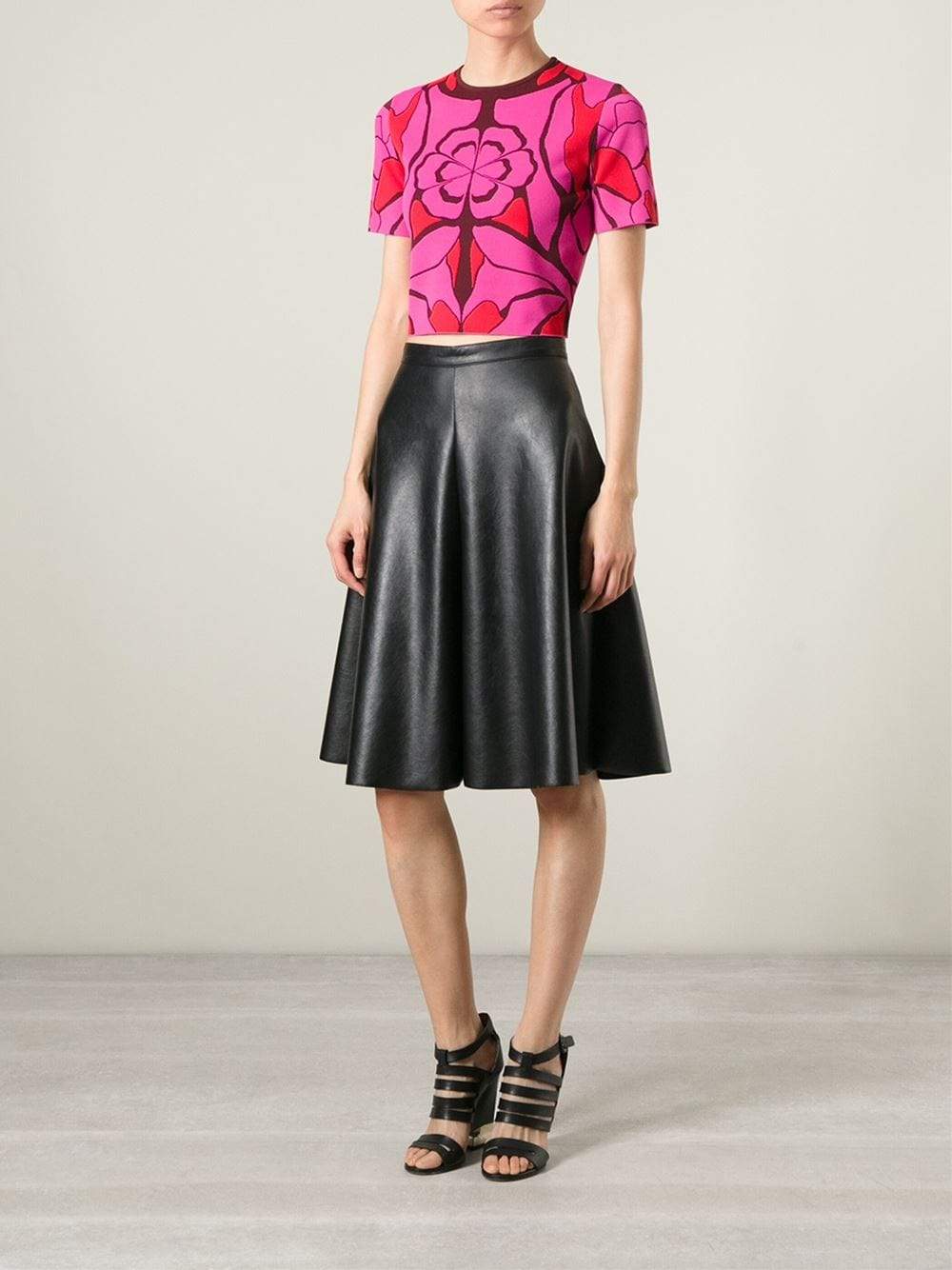 ALEXANDER MCQUEEN-Cropped Top-