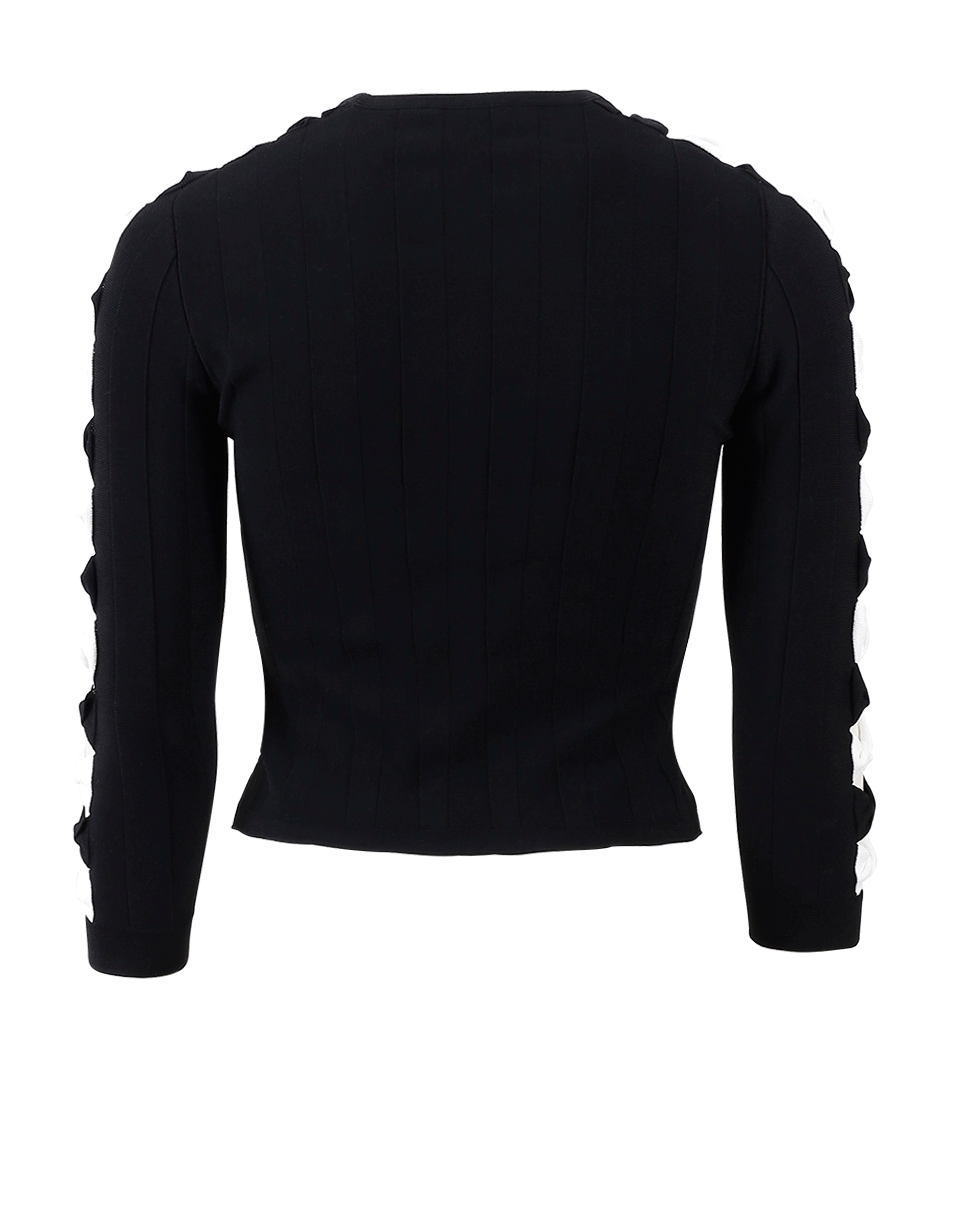 ALEXANDER MCQUEEN-Bow Sleeve Top-