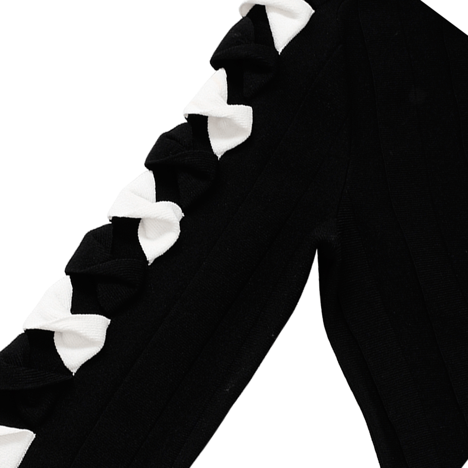 ALEXANDER MCQUEEN-Bow Sleeve Top-