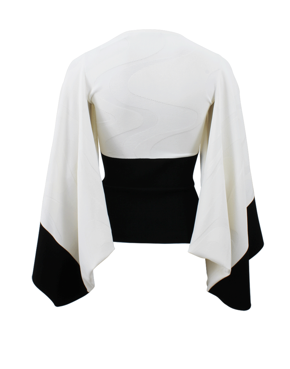 ALEXANDER MCQUEEN-Kimono Sleeve Top-