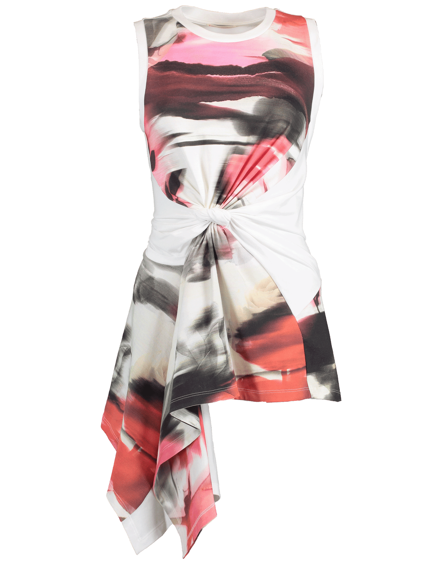 ALEXANDER MCQUEEN-Knot Jersey Top-