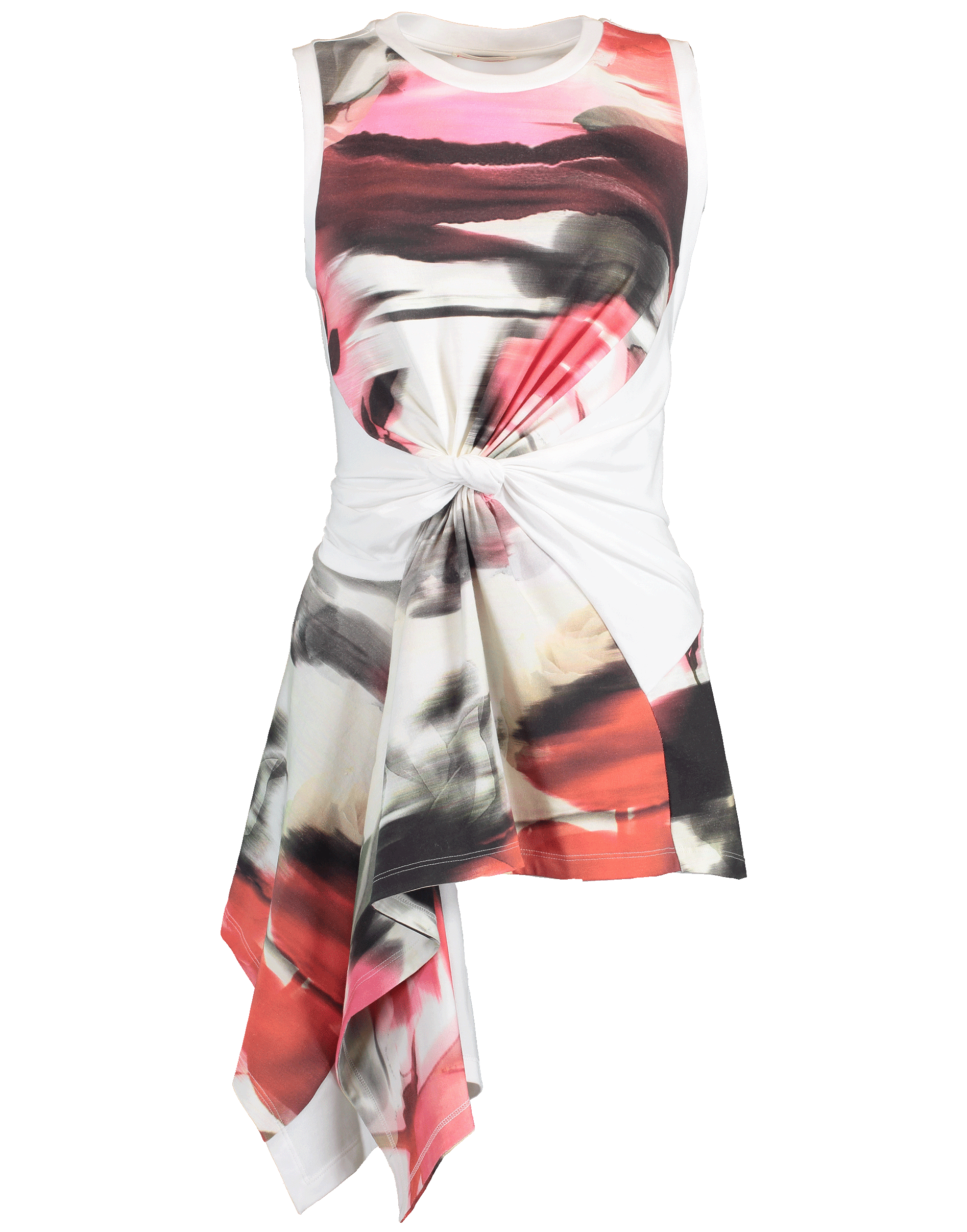 ALEXANDER MCQUEEN-Knot Jersey Top-