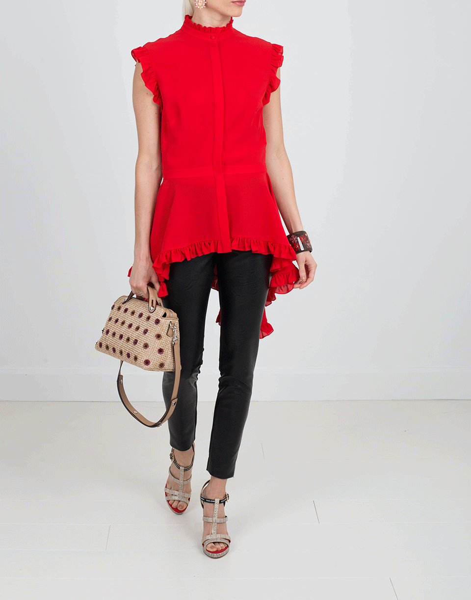 ALEXANDER MCQUEEN-Peplum Shirt-
