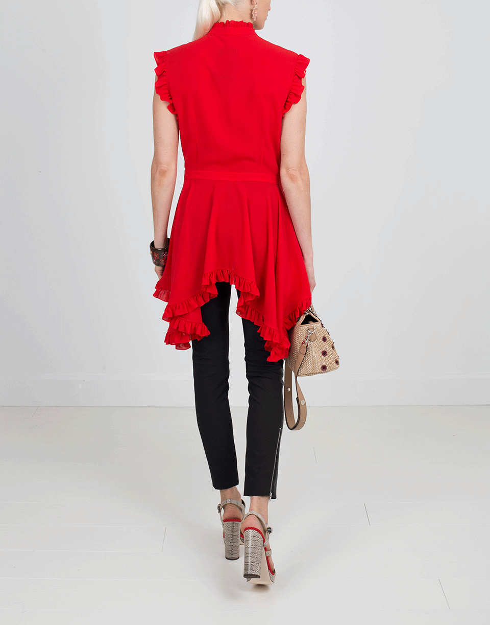 ALEXANDER MCQUEEN-Peplum Shirt-