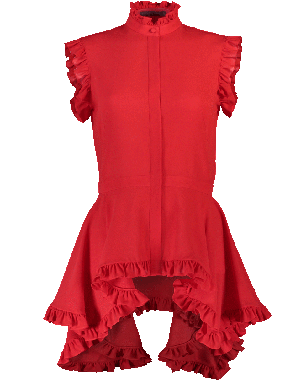 ALEXANDER MCQUEEN-Peplum Shirt-
