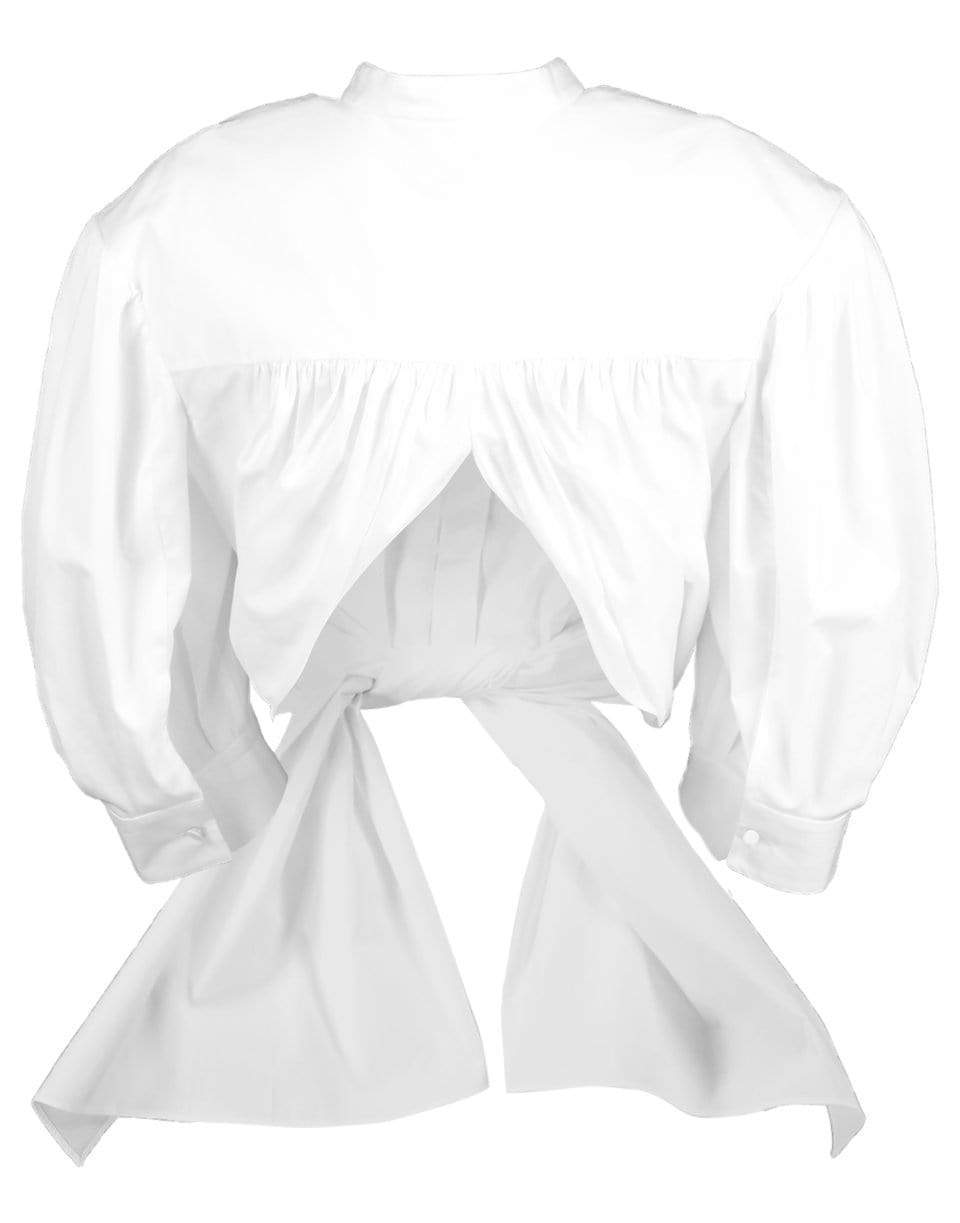 ALEXANDER MCQUEEN-Bow Wrap Shirt-