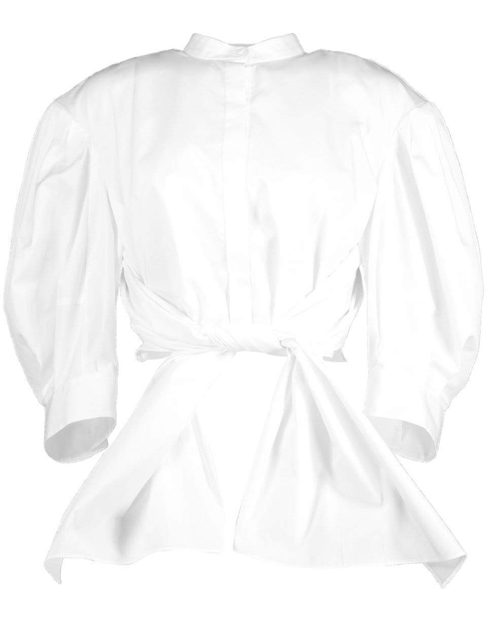 ALEXANDER MCQUEEN-Bow Wrap Shirt-