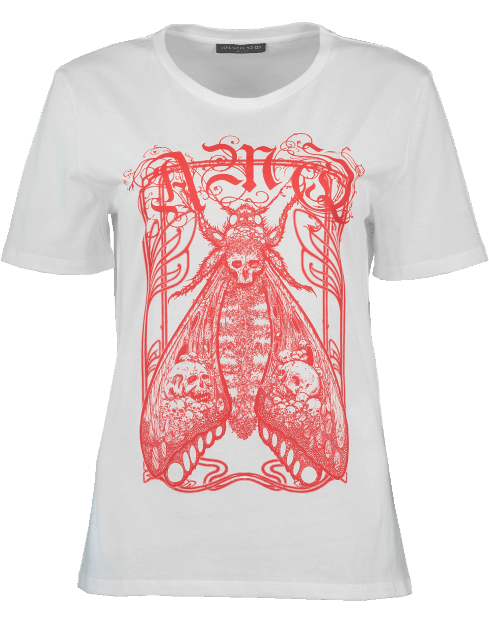 ALEXANDER MCQUEEN-Framed Moth T-Shirt-