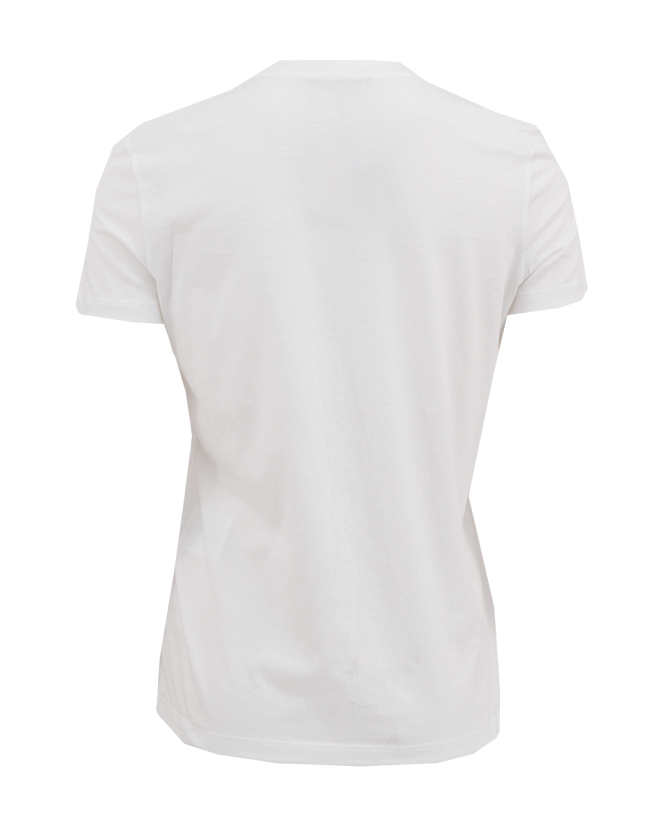 ALEXANDER MCQUEEN-Short Sleeve Skull Front Tee-