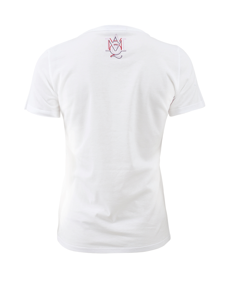 ALEXANDER MCQUEEN-Rose Embroidered Tee-