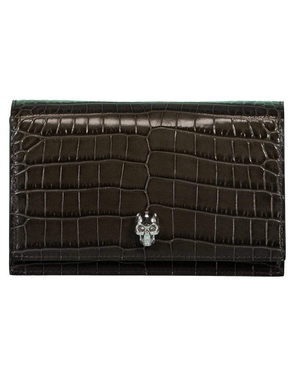 ALEXANDER MCQUEEN-Skull Mini Bag - Khaki-KHAKI