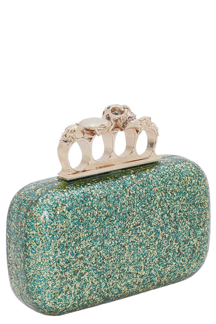 ALEXANDER MCQUEEN-Skull Box Clutch-MULTI