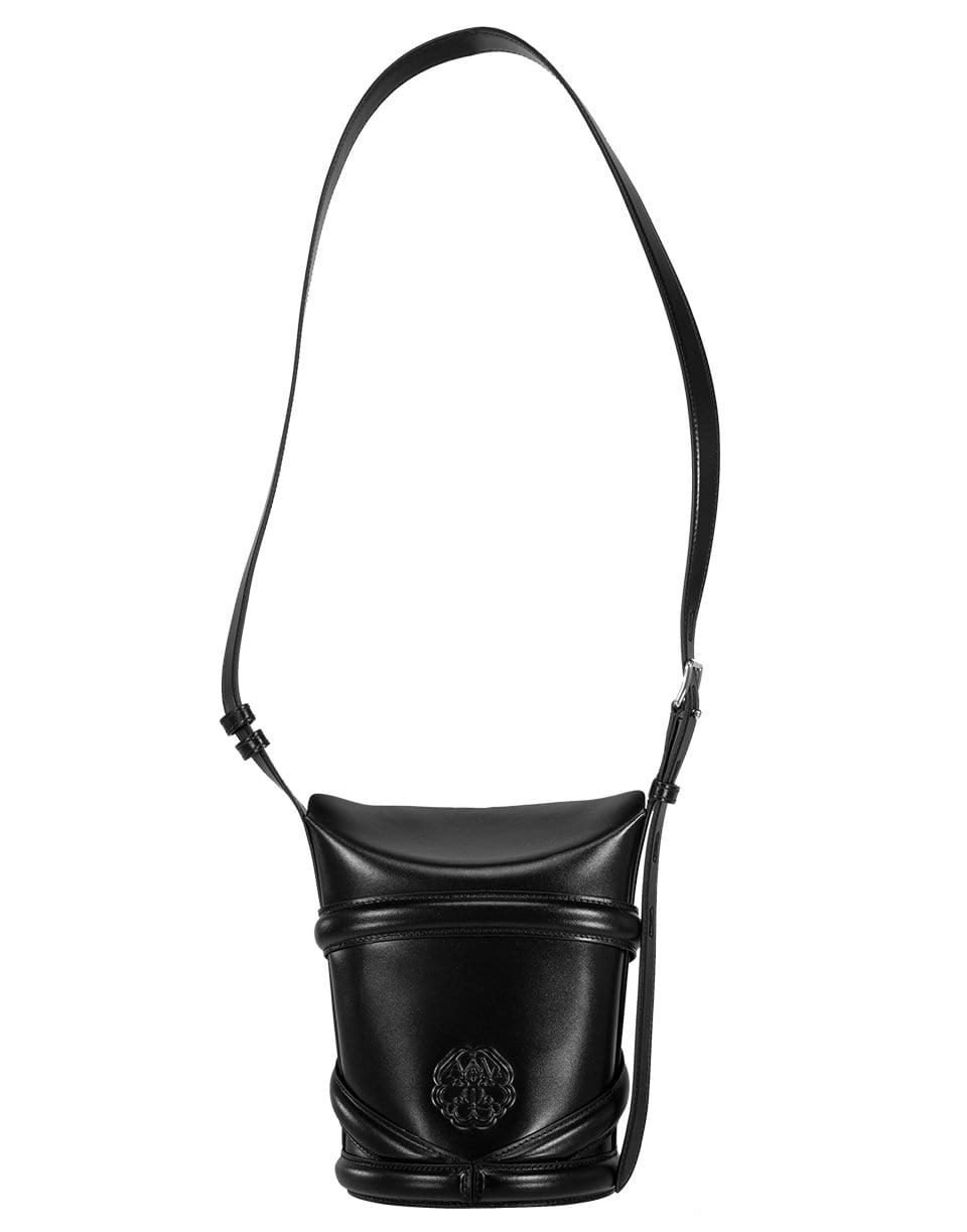 ALEXANDER MCQUEEN-Curve Small Bag-BLACK