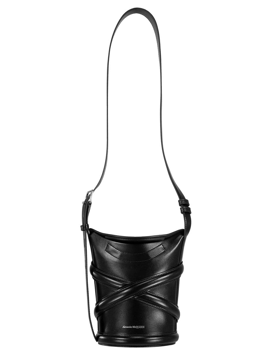 ALEXANDER MCQUEEN-Curve Small Bag-BLACK