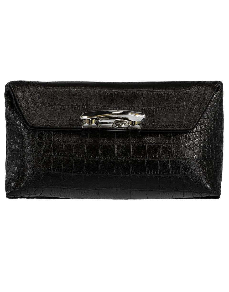 ALEXANDER MCQUEEN-Sculptural Pouch-BLACK