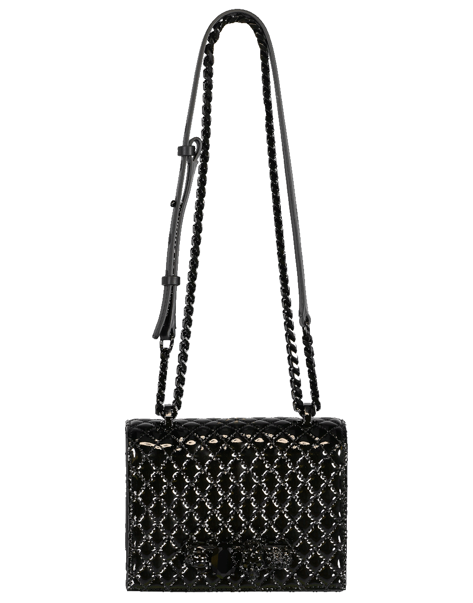 ALEXANDER MCQUEEN-Small Jewel Satchel-BLACK