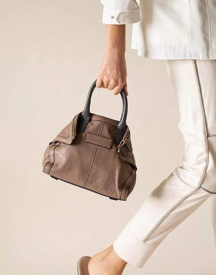 ALEXANDER MCQUEEN-De Manta Mini Tote-GRAY