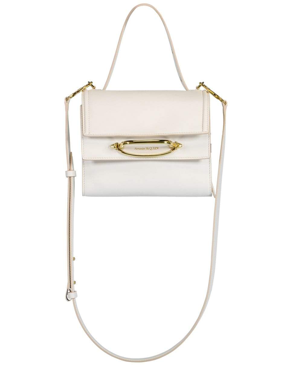 ALEXANDER MCQUEEN-Small Double Flap Shoulder Bag-IVORY