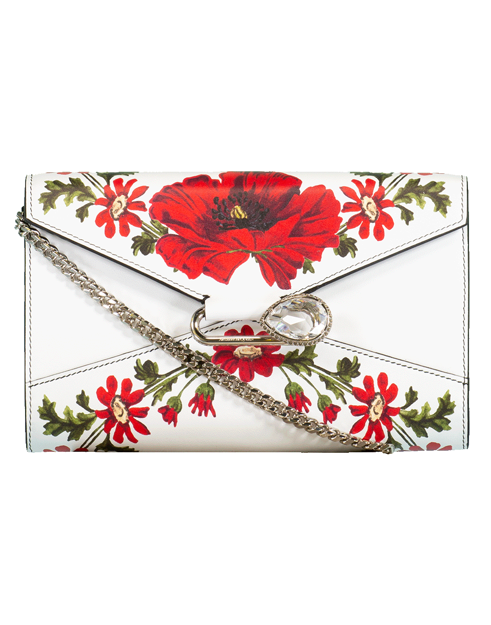 ALEXANDER MCQUEEN-Pin Chain On Wallet Bag-OFF WHITE