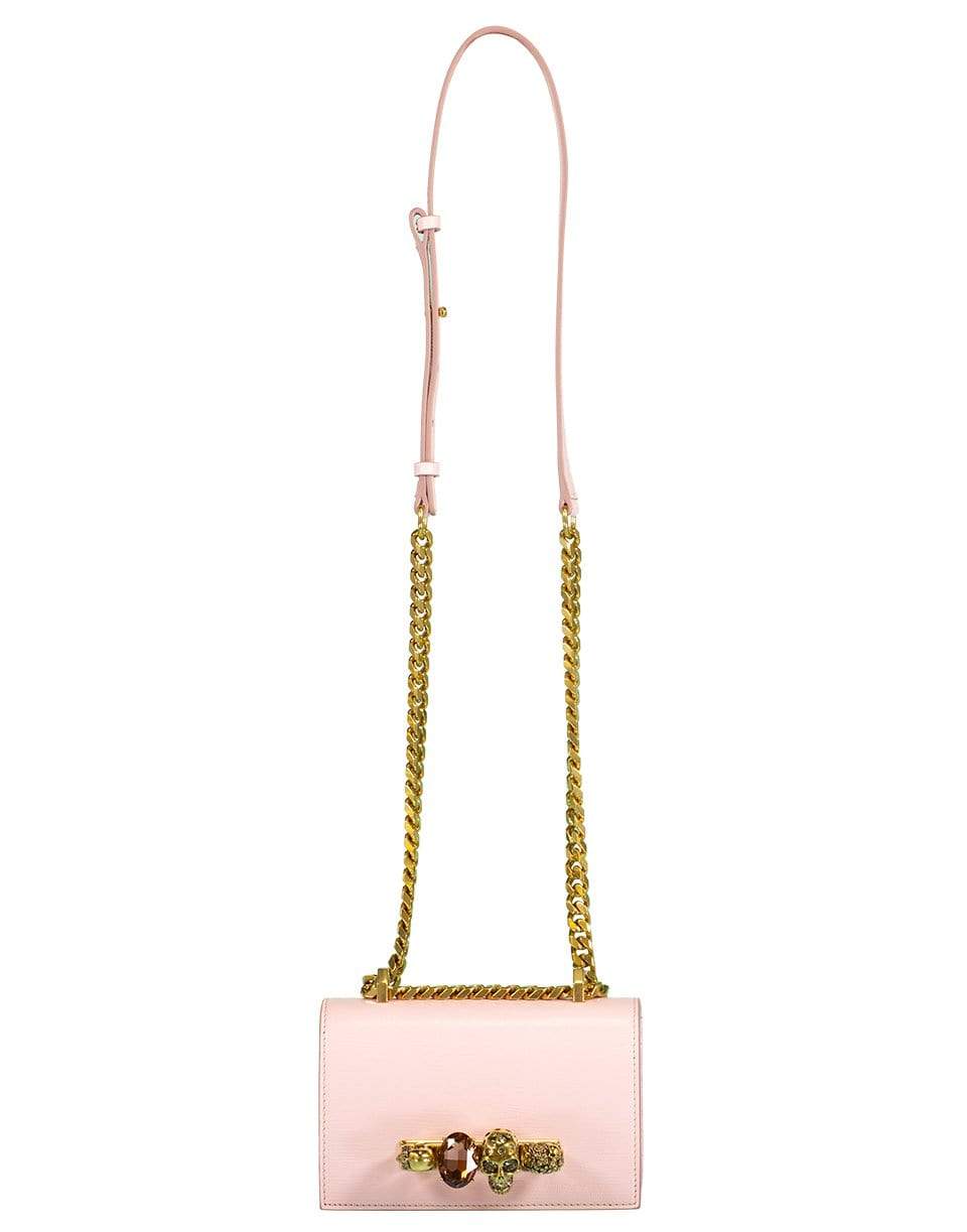 ALEXANDER MCQUEEN-Rosebud Mini Jewelled Satchel-ROSE BUD