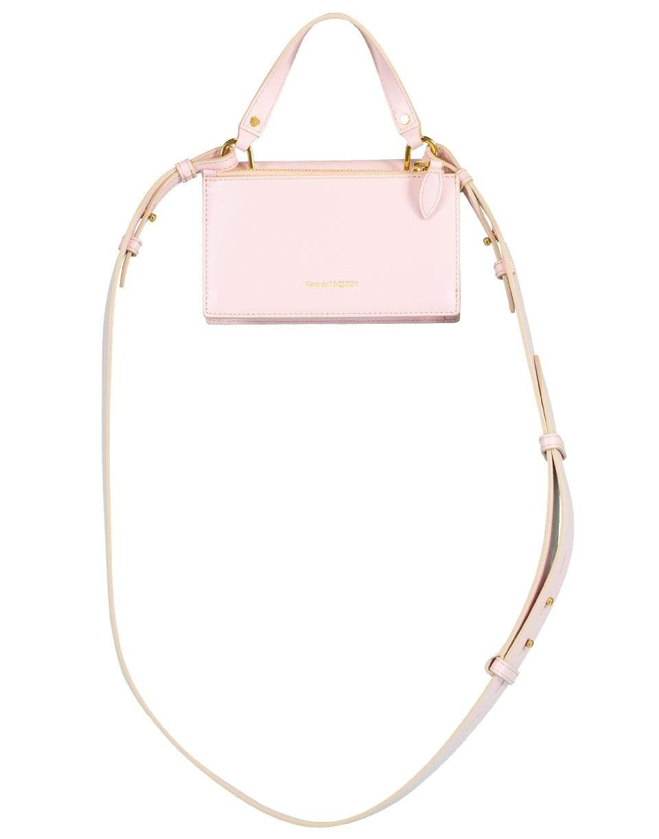 ALEXANDER MCQUEEN-Rosebud Skull Lock Small Bag-ROSE BUD