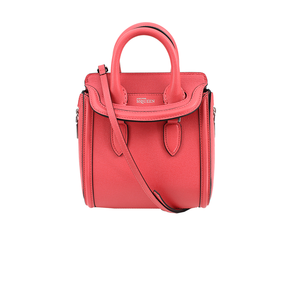 ALEXANDER MCQUEEN-Geranium Mini Heroine Shoulder Bag-GERANIUM