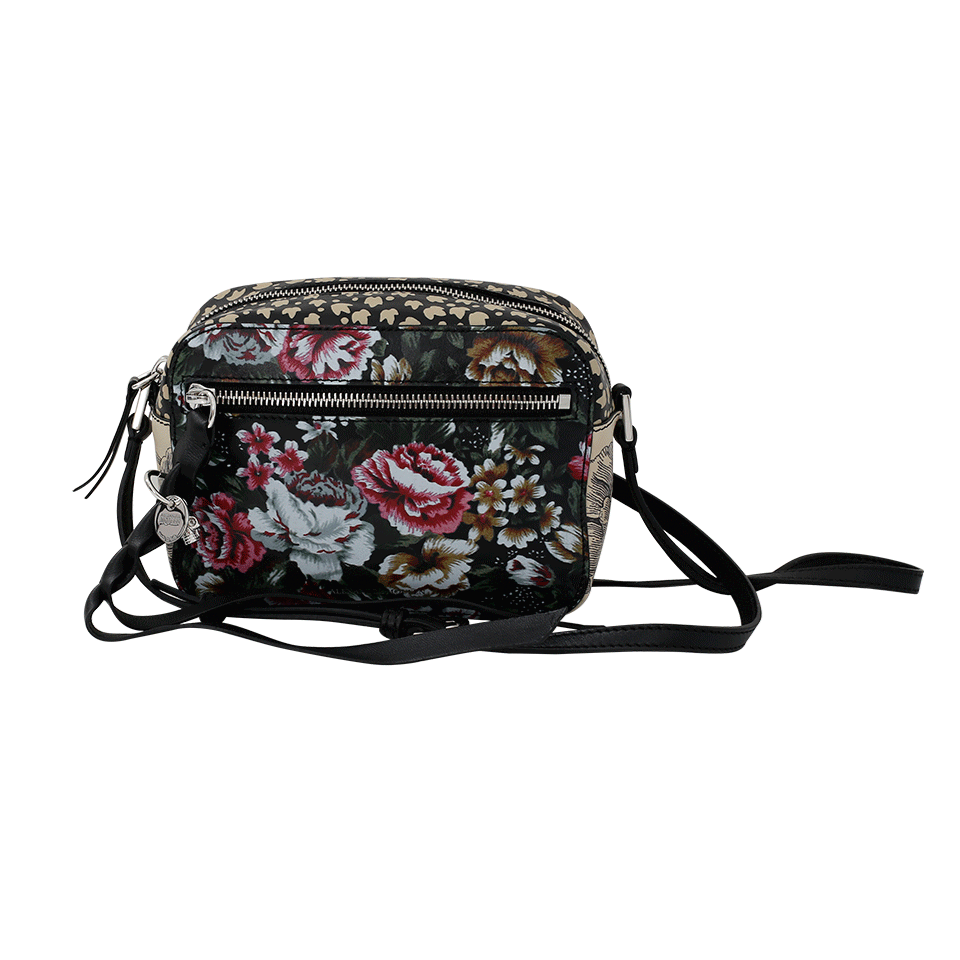ALEXANDER MCQUEEN-Printed Camera Bag-MULTI