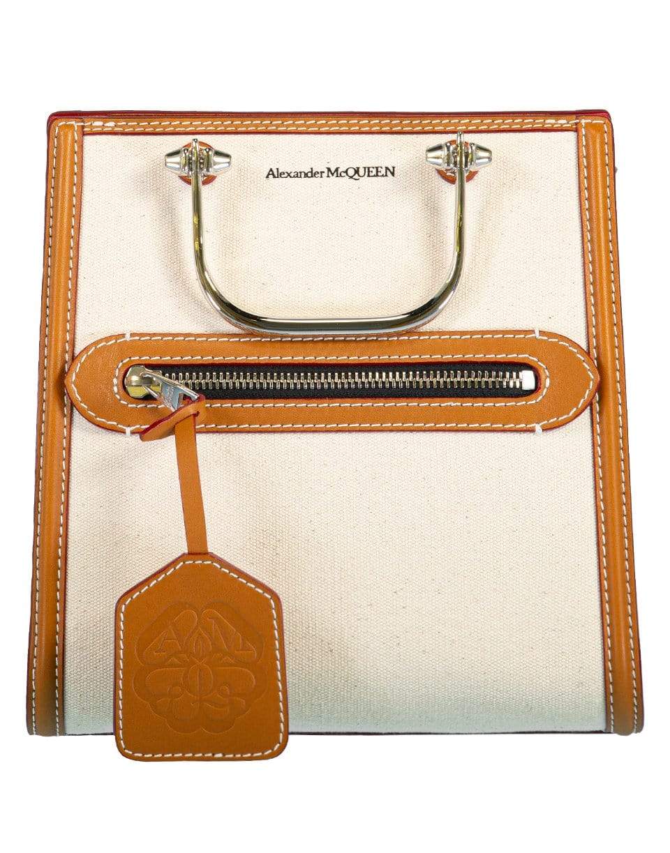 ALEXANDER MCQUEEN-The Short Story Bag - Natural-MULTI