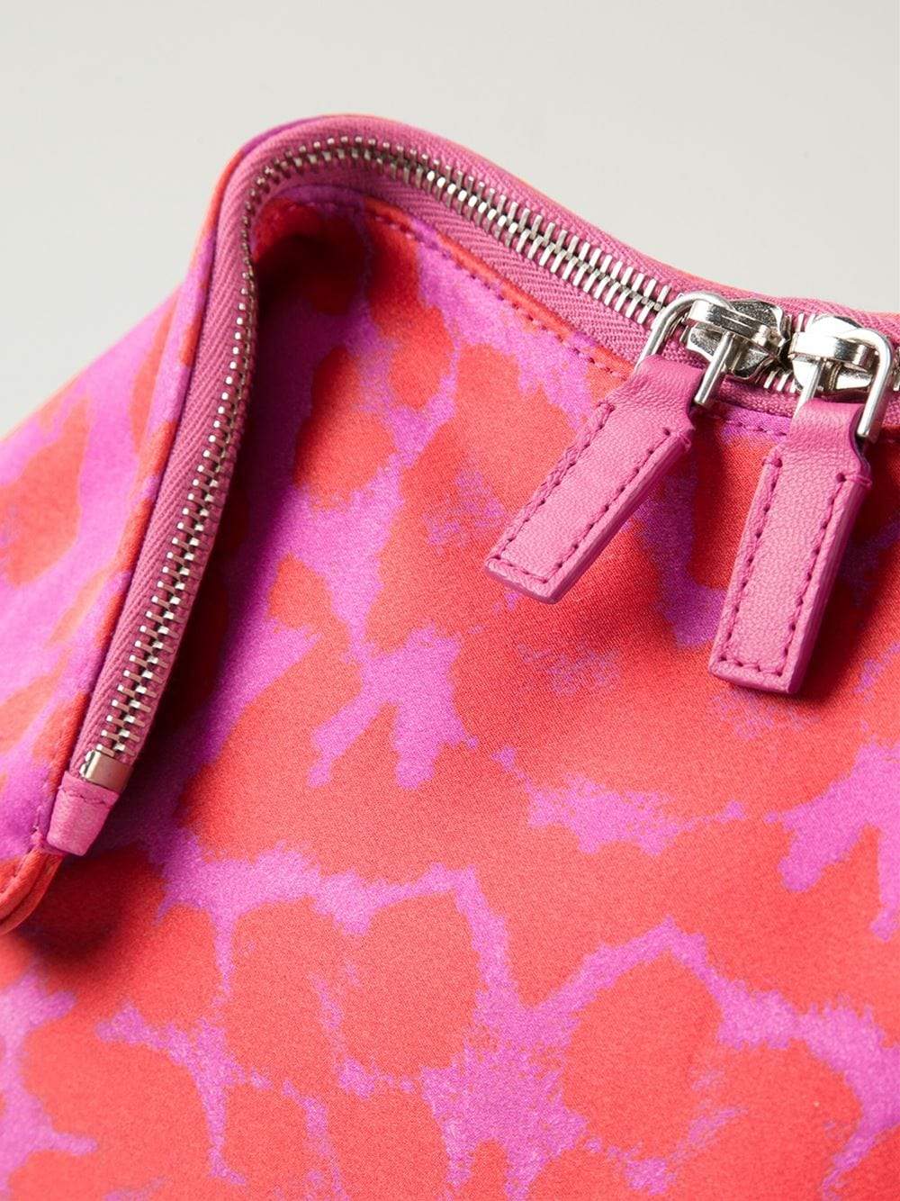 ALEXANDER MCQUEEN-Small De Manta Clutch-FLAME
