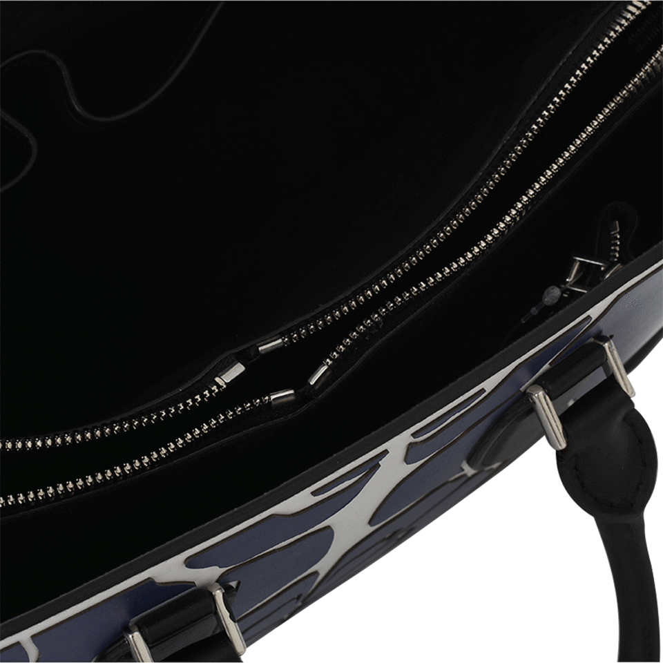 ALEXANDER MCQUEEN-Heroine Open Tote-BLUE/WHT