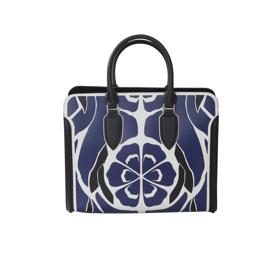ALEXANDER MCQUEEN-Heroine Open Tote-BLUE/WHT