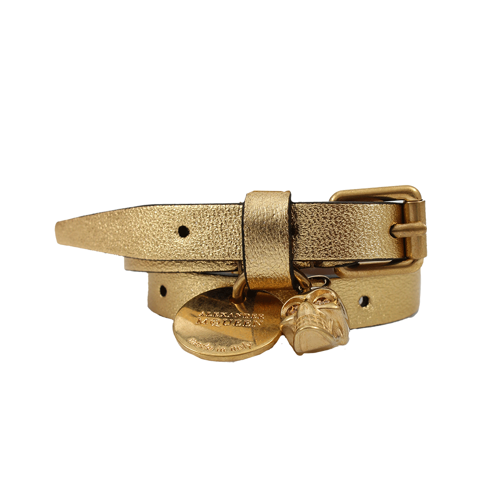 ALEXANDER MCQUEEN-Double Wrap Bracelet-