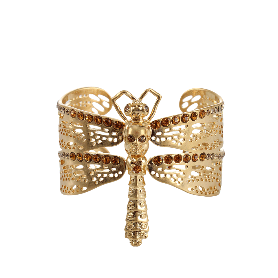 ALEXANDER MCQUEEN-Dragonfly Cuff-GOLD