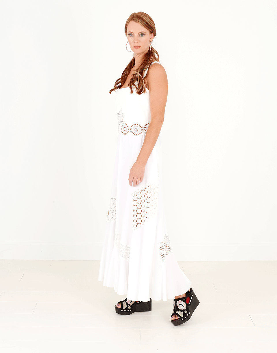 ALEXANDER MCQUEEN-Embroidered Suede Clog Wedge-