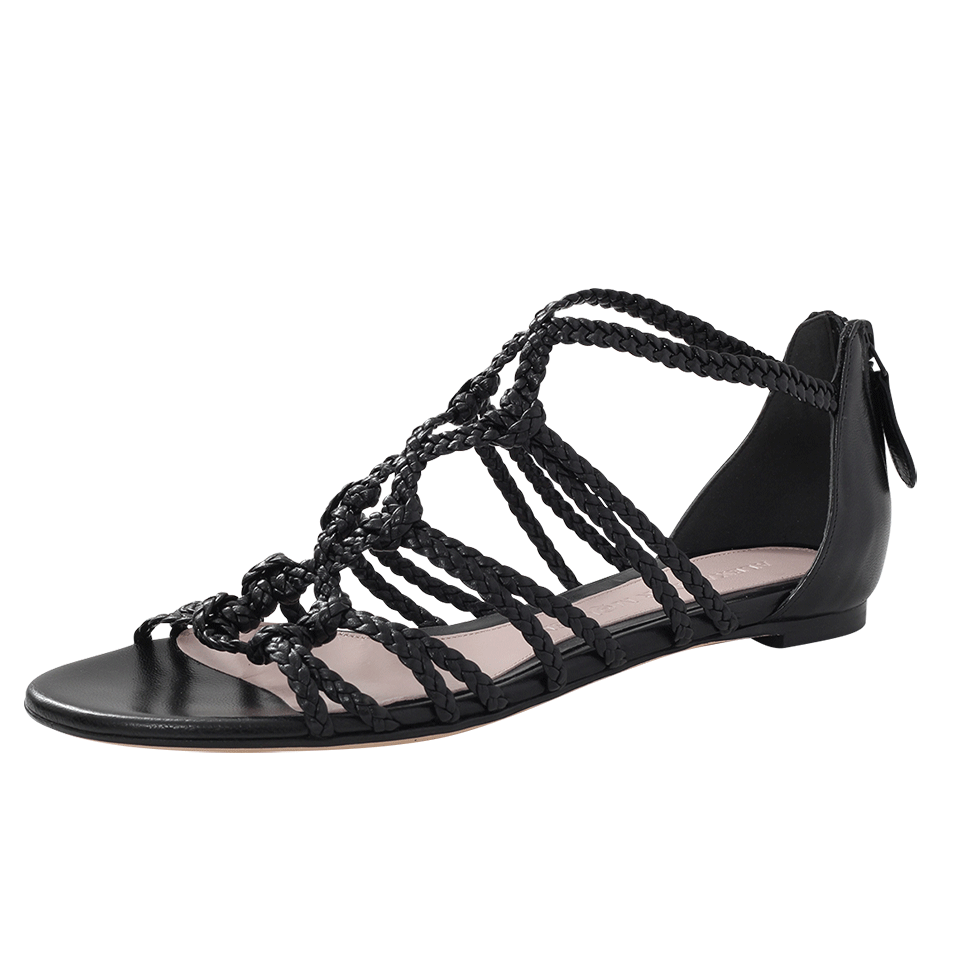 ALEXANDER MCQUEEN-Braided Gladiator Sandal-