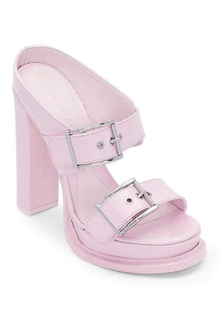 ALEXANDER MCQUEEN-Platform Buckle Sandal-