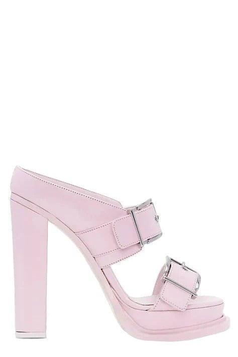 ALEXANDER MCQUEEN-Platform Buckle Sandal-