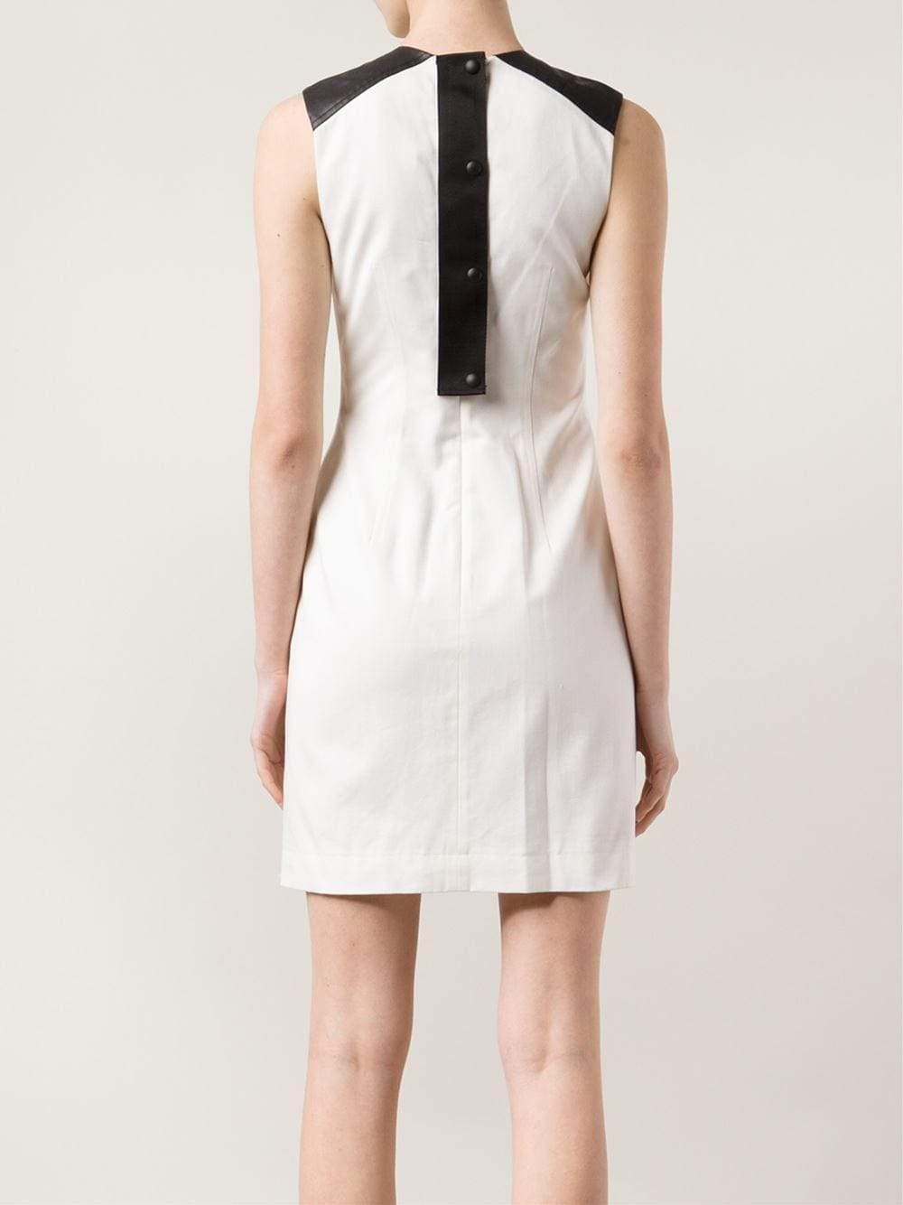 ALEXANDER WANG-Leather Pocket Cargo Dress-