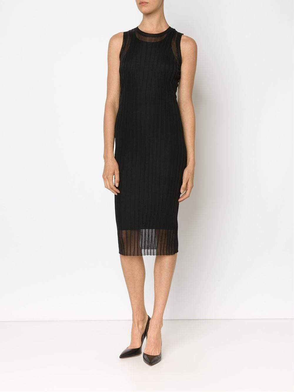 ALEXANDER WANG-Ribbed Tank Dress-