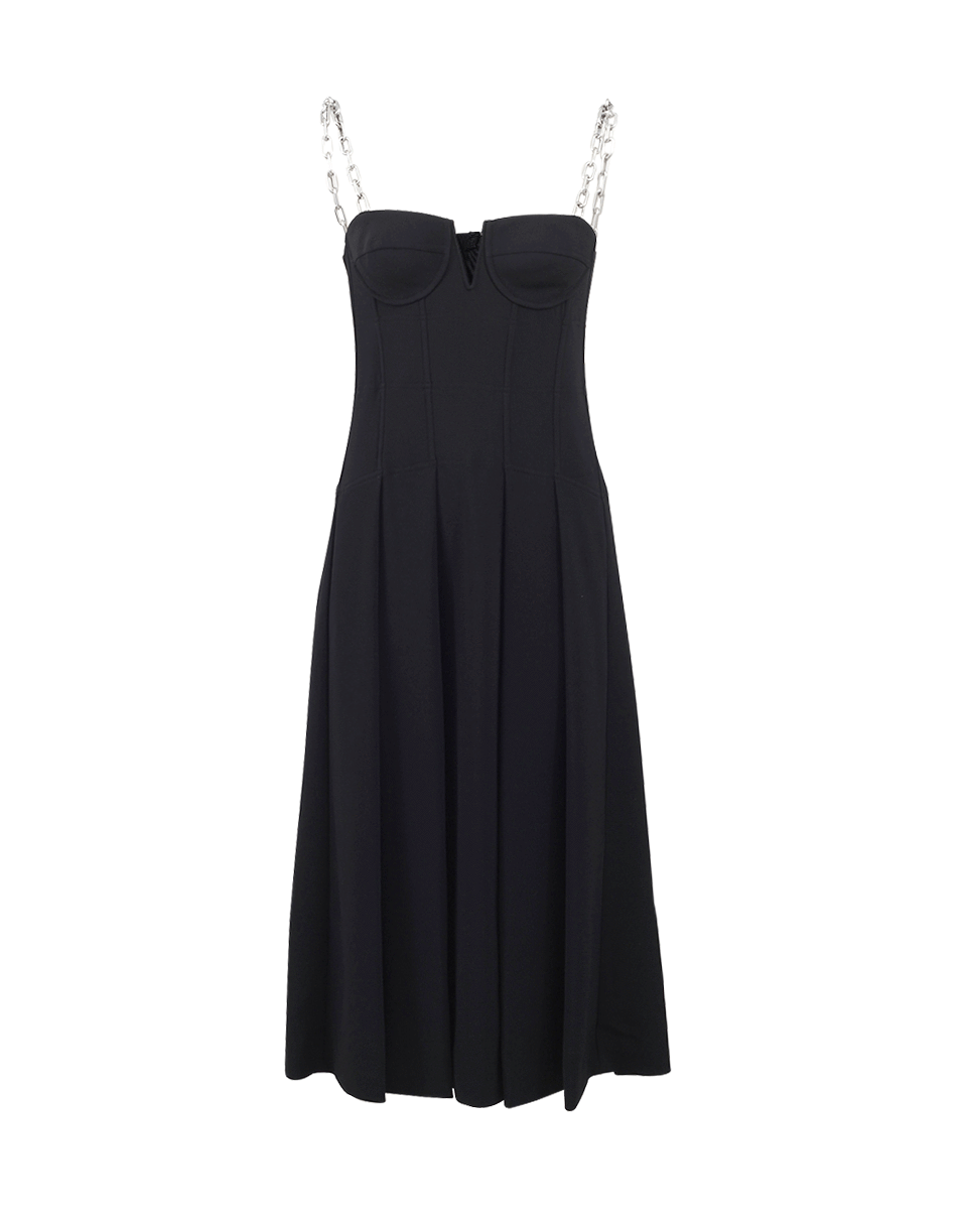 ALEXANDER WANG-Bustier Chain Strap Dress-